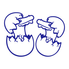 2 Dino T-Rex Egg Hat Hatched Dinosaur Baby Child Team