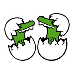 2 Dino T-Rex Egg Hat Hatched Dinosaur Baby Child Team