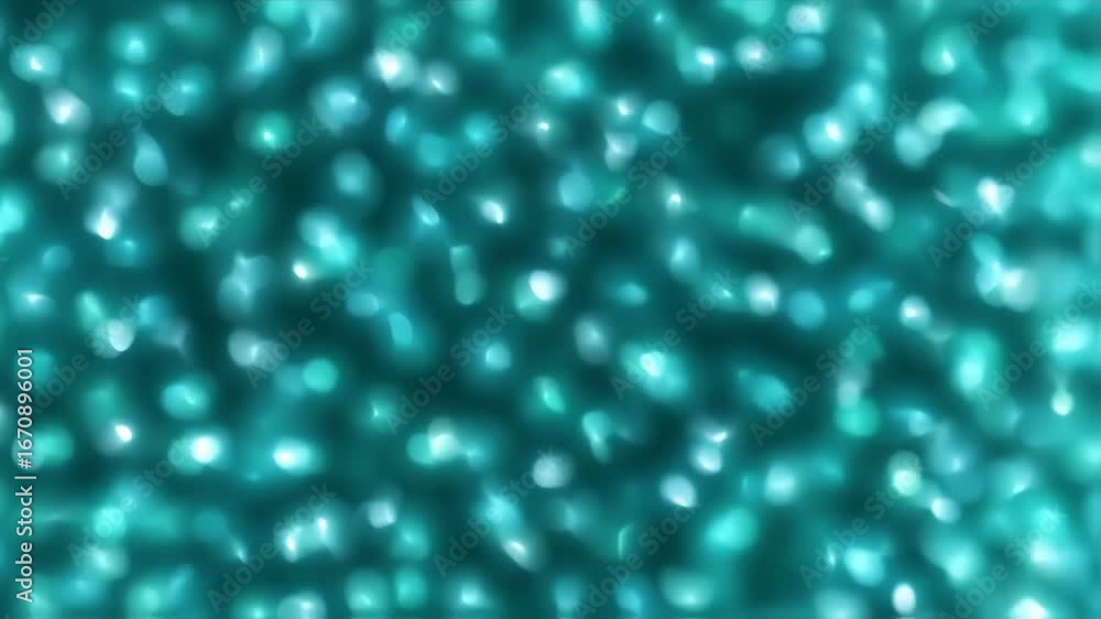 Aufkleber abstract teal bokeh pattern