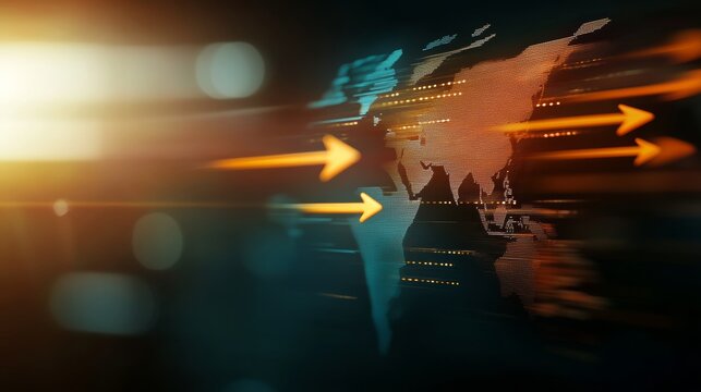 Global digital connectivity trends worldwide infographic modern tech environment strategic viewpoint impact on global economy