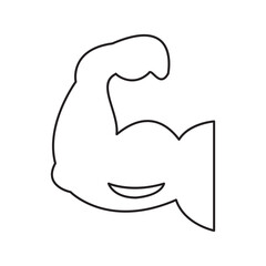 Bicep Flex Strength Icon