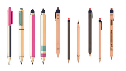 set of paint brushes