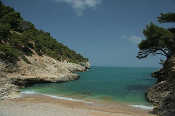 Fototapeta premium Beach in Gargano, Italy