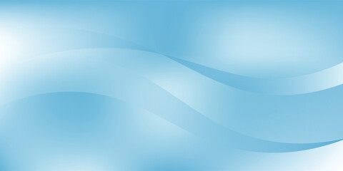 Blue and white business wave banner background. vector