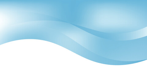 Blue and white business wave banner background. vector