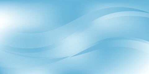 Blue and white business wave banner background. vector