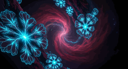 Obraz premium Conceptual Abstract Flow