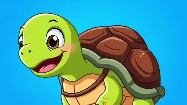 Cartoon turtle illustration