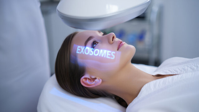 Exosome facial therapy, cosmetic procedure, skincare treatment, anti-aging technology, aesthetic medicine, regenerative care, dermatology innovation, beauty clinic, exosomes application