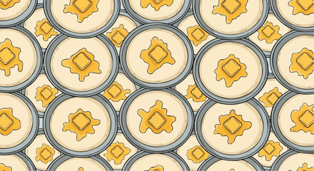 National grits for breakfast day september 2nd vector pancakes with butter and syrup breakfast brunch food photography delicious stacked sweet dessert tasty treat 100