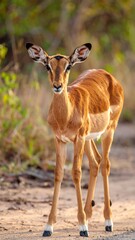 Fototapeta premium Young antelope in a natural setting