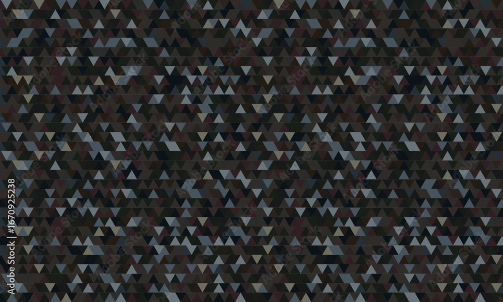 Poster triangle background | multi-color isometric geometric shape template | modern abstract vector illust