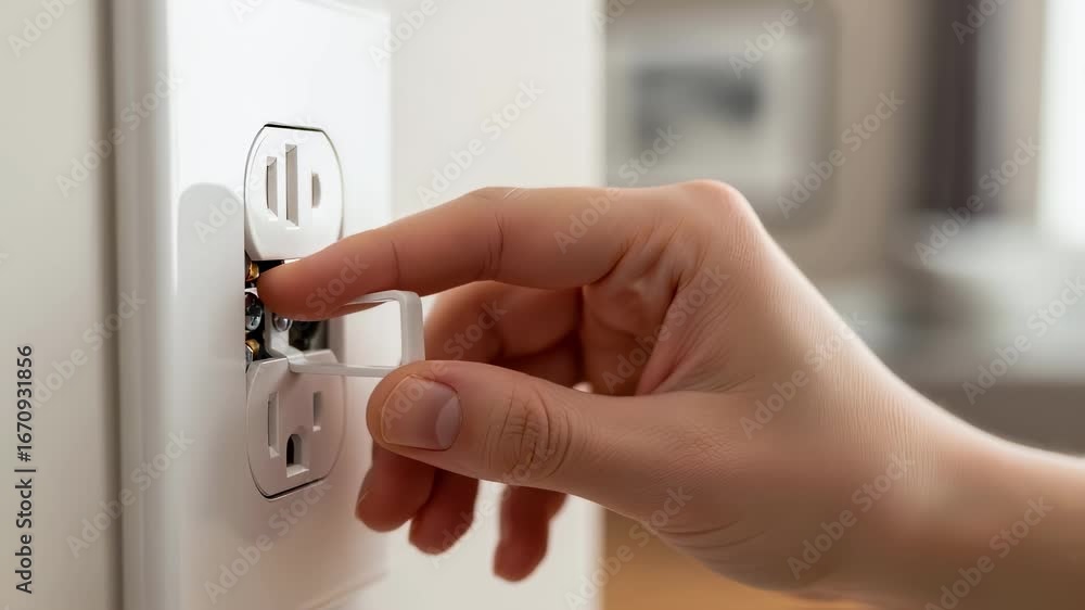 Poster Fixing a faceplate alignment issue by inserting compact outlet spacers that reduce wobbling and improve user safety.