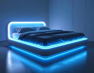 Floating Bed Frame Concept