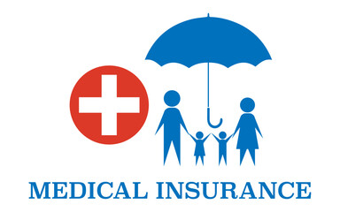 Family medical Life Insurance Plans vector icon, Family medical insurance png image, family insurance with umbrella image