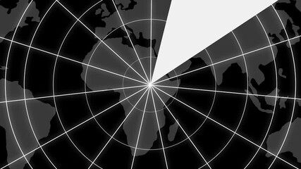 HUD Interface target, radar direction scan for target, searching HUD interface, radar hologram screen object.4K on map radar user interface system and