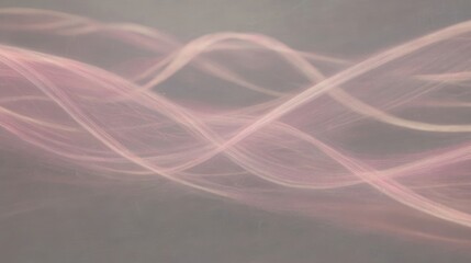 Abstract image featuring flowing lines in soft pink hues, creating a sense of movement.