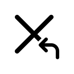 Black silhouette of an ultrasound transducer emitting three curved waves on a white plain background scan tool