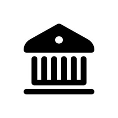 Two overlapping squares outlined with thick black lines and rounded corners create a simple graphic design