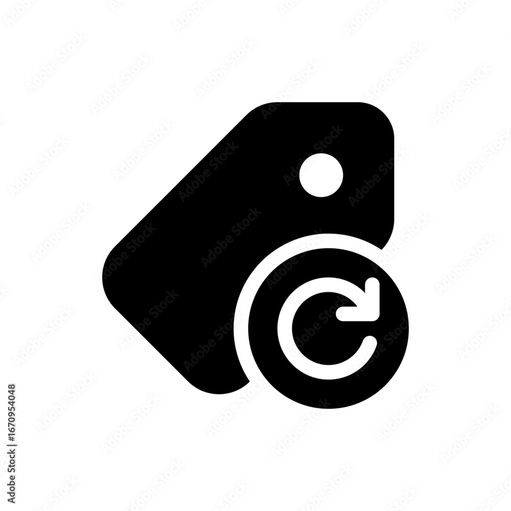 Poster two black arrows pointing in opposite directions with rounded ends on a white background design elem