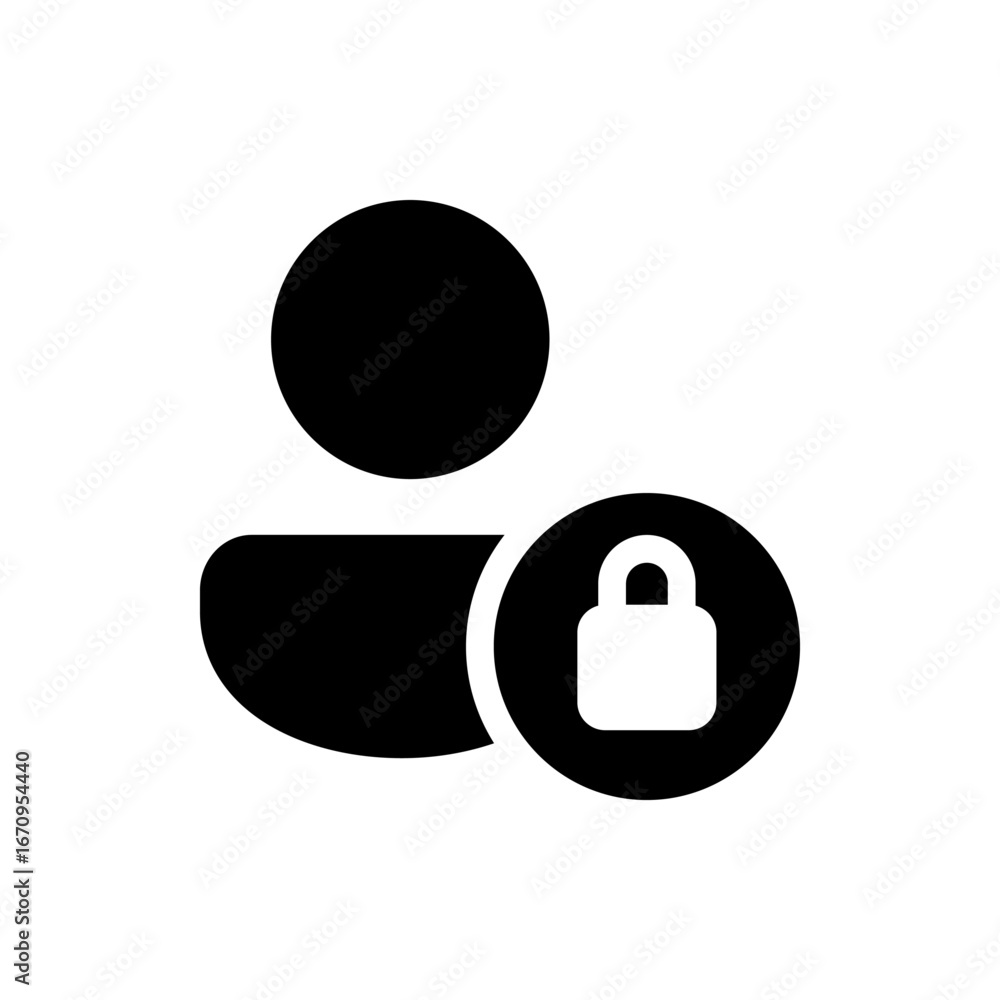 Poster person icon with a clock indicating time management and scheduling for appointments or availability 