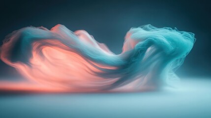 A swirling blend of vibrant colors creating an abstract, ethereal effect.