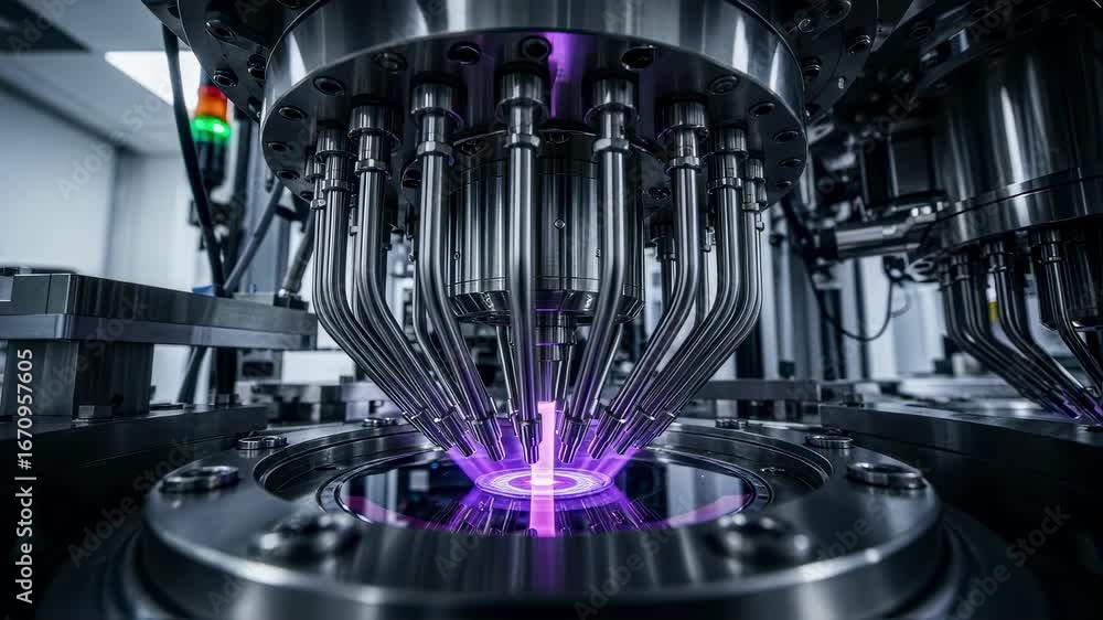 Poster detailed angle capturing gas injection nozzles and reactor chambers in a galliumnitride mocvd system