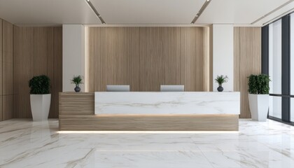 Fototapeta premium Modern minimalist bedroom with large , neutral tones, and sleek furniture design