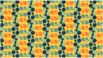 vector seamless pattern with abstract background