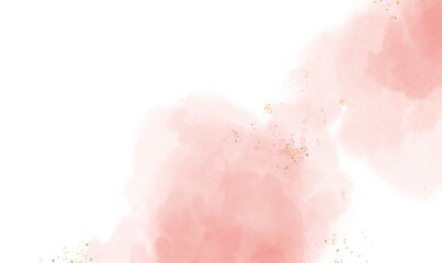 Abstract art pink paint background .watercolor background for design ,dots and stains.Hand drawn illustration for card templates for greetings or invitations.