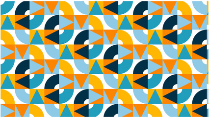 seamless geometric pastel colors pattern