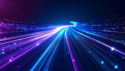 Abstract digital speed lines