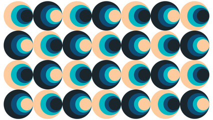 seamless unique outstanding pattern with various size circles 