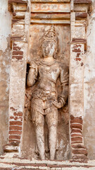 Ancient City ruins Decoration Stone Carving in Polonnaruwa
