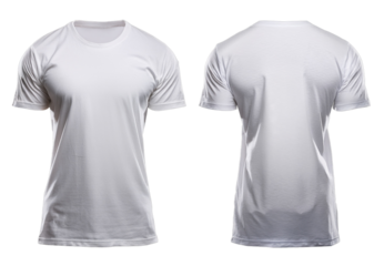 Maglietta bianca su sfondo neutro