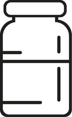 injection bottle vector illustration