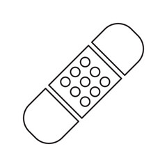 Simple Band-Aid Icon