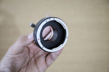 Camera Lens to Eyepiece Lens adapter M2 to 1.2 inch so that the camera lens can be used as a...