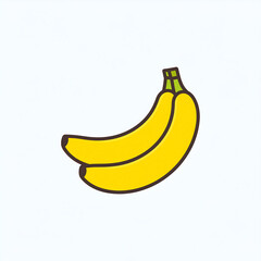 Two bananas illustration