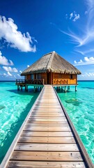 Tropical overwater bungalow (1)