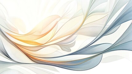 Abstract flowing design with soft colors and curves, evoking a sense of calm and fluidity.