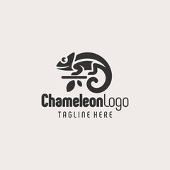 Premium Chameleon Branding Black White