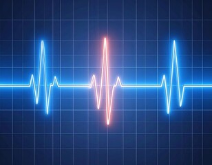 heart beat on monitor