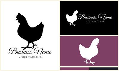 Chicken Logo Design Variations. (14)