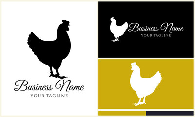 Chicken Logo Design Variations. (11)