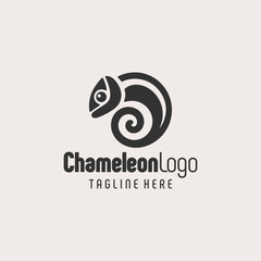Black White Chameleon Brand Identity