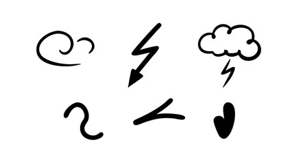 Comic Speech Bubbles and Exclamations expression text