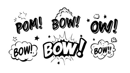 Dramatic comic doodle explosion burst effect cartoon