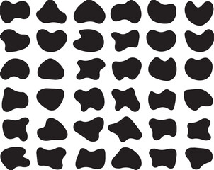 organic shapes, blob shapes, irregular shapes, abstract shapes, fluid shapes, amorphous shapes, liquid shapes, ink blots, paint splatters, design elements, graphic design, modern design, simple shapes