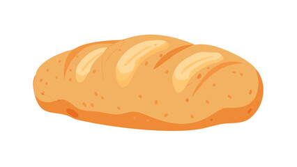 Golden brown artisan bread loaf with scoring bakery baked
